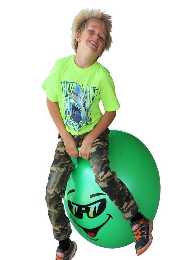 Synlark كرة القفز Synlark® Hop Ball Hoppity Bouncy Ball بمقابض، كرة مطاطية للقفز للأطفال، ألعاب رياضية للأطفال - Image 1